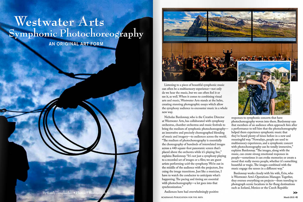 Louisiana’s “Overture” Magazine Features Westwater Arts